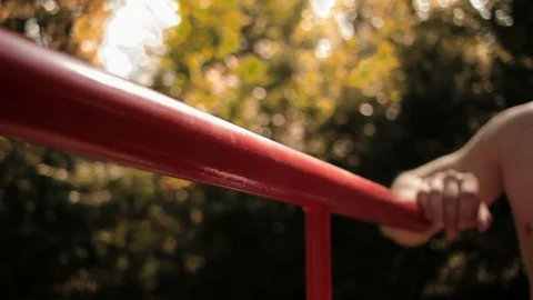 Man warming up before workout 스톡 동영상 77878451