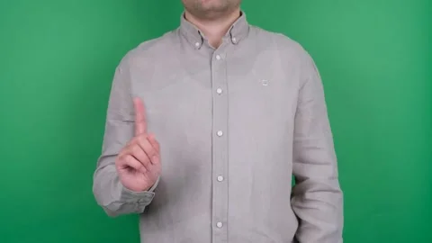 Man warning finger Stock Footage 288762021