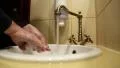 Man washes hands with soap HD Footage
