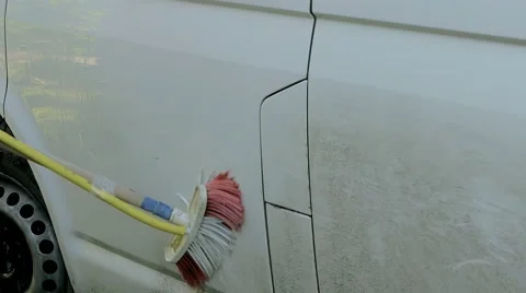 Man washing the car Stock Footage 63059845