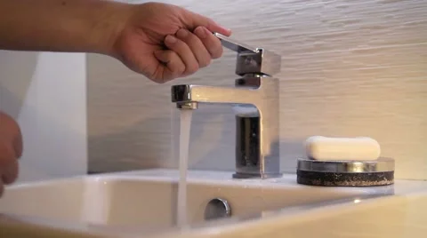 Man washing hands Stock Footage 42092495