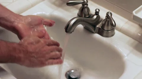 Man Washing Hands Stock-Footage 49201317