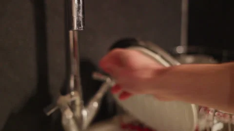 Man washing his hands Stock Footage 36727693