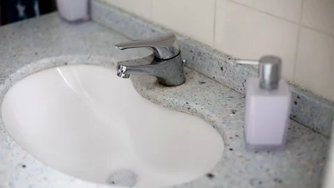 Man washing his Hands to prevent virus infection Stock Footage 126933662