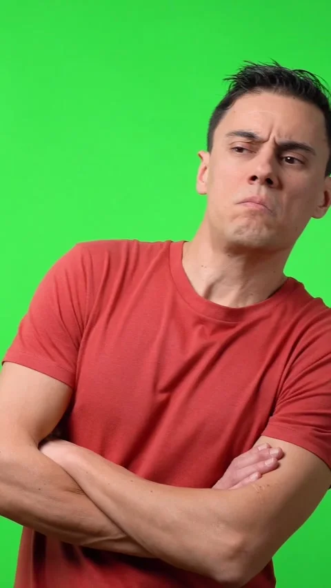 Man watching someone, does not stop looking at him. Stock Footage 249925198