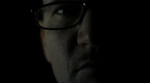 Man Watching Television Stock-Footage 23139401