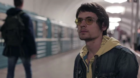 Man is Watching Time Stock Footage 67353983