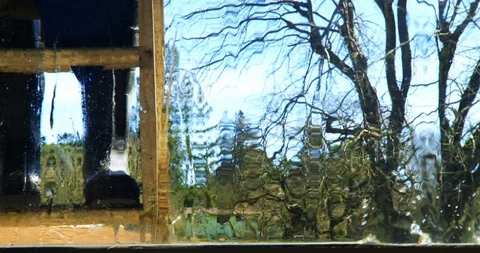 Man waterblasting a window. 스톡 동영상 88375243