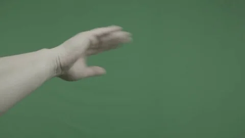 The man waves his hand Stock Footage 74197423