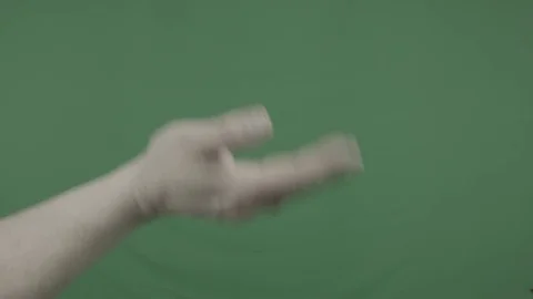 The man waves his hand Stock Footage 74197451