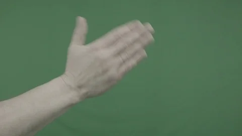 The man waves his hand Stock Footage 74197511