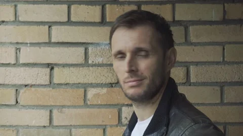 A man waving his finger at the camera 스톡 동영상 157239085