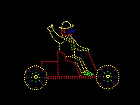 Man waving Stock Illustration