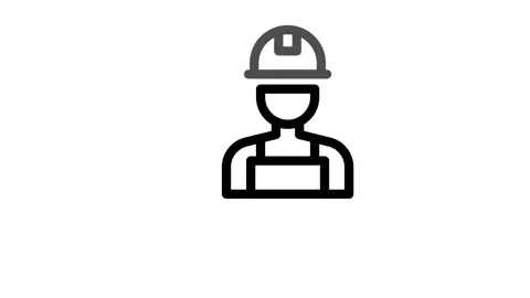 A man wearing a hard hat holds a wrench, ready to work on a construction pr.. Stock Footage 334778482