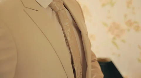 The man wears a jacket Stock Footage 45831805