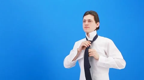 Man wears a suit Video stock 8561185