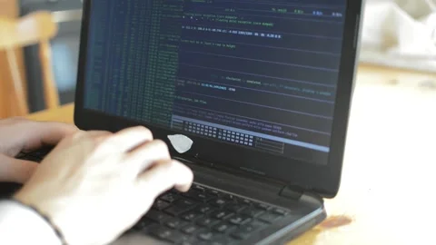 Man web developer on internet business, web development coding Stock Footage 171567570