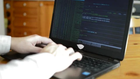 Man web developer on internet business, web development coding Stock Footage 171572310