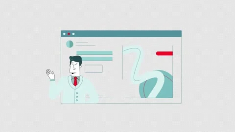 Man In webpage Stock Footage 202172049