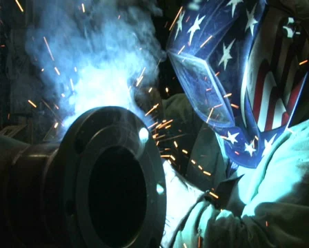 Man Welding, Close Up 1 Video stock 284500