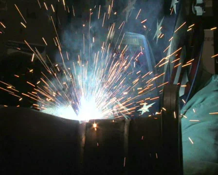 Man Welding, Close Up 2 Stock Footage 284501