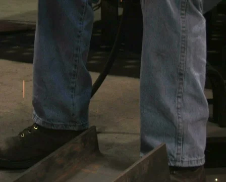 Man Welding in Factory 3 Stock Footage 284497