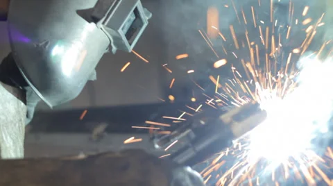 Man welding Video stock 38546852
