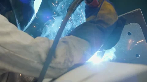 Man welding Stock Footage 296603731
