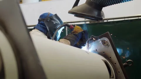 Man welding Stock Footage 296603732