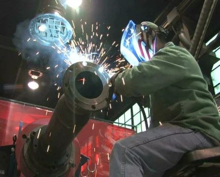 Man Welding, Low Angle Video stock 284503