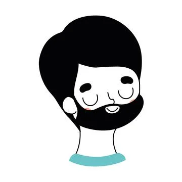 Man in a white background Illustrazione stock