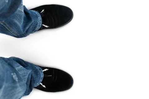 Man on a white background. Stock Photos