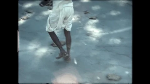 Man in White Shorts Walking Stock Footage 277976233