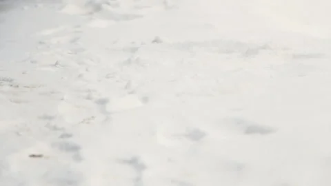 The man in the winter cleans the path from the snow with a shovel Stock Footage 88002026