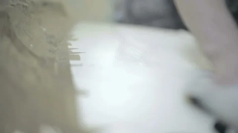 Man wipes the dust from the items Stock Footage