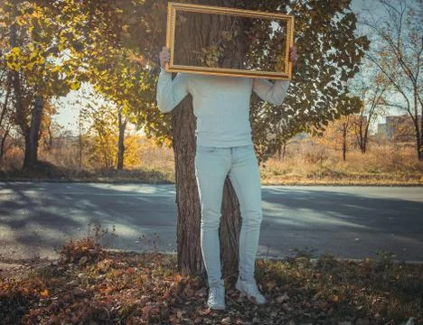 Man Without a Face Stock Photos