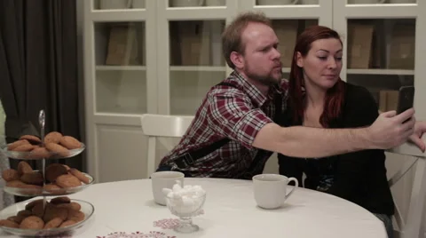 A man with a woman doing self Stock Footage 62875245