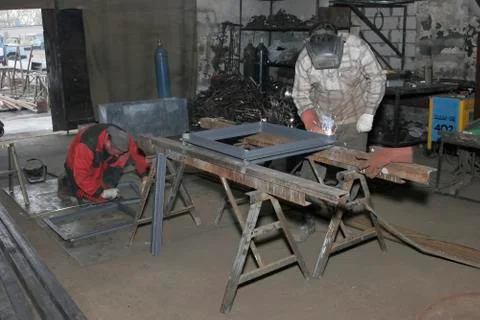 Man at work Stock Photos