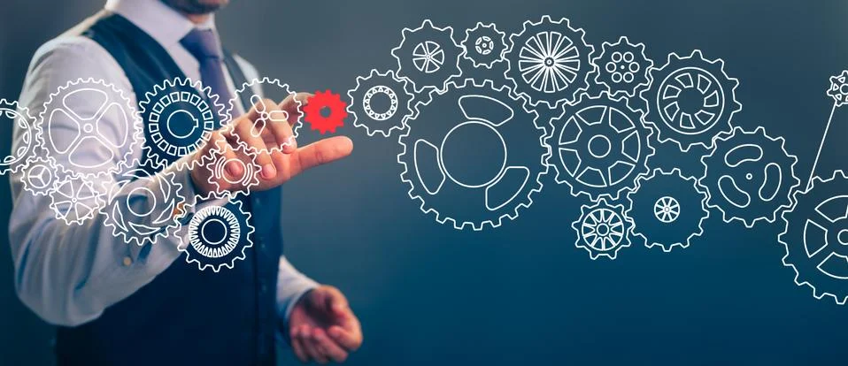 Man at work Stock Photos