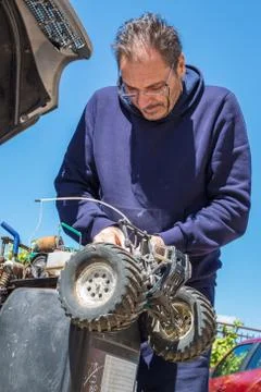 Man at work Stock Photos