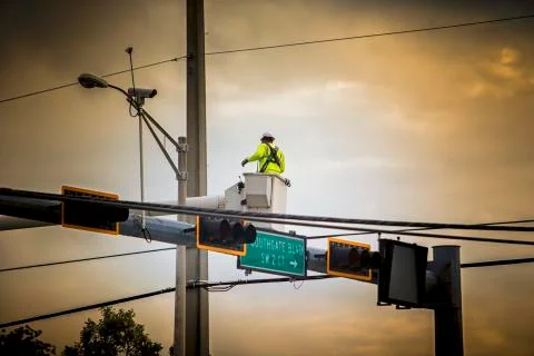 Man At Work Stock Photos