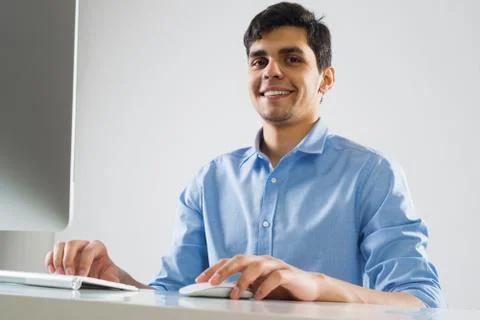 Man at work Stock Photos