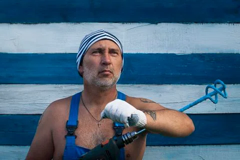 Man at work Stock Photos