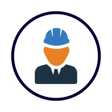 Man, worker, labour, engineer icon Stock Illustration