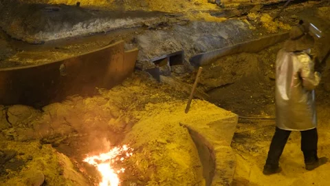 Man worker in special protective Stock Footage 151635611