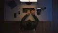 The man working with a 3d manipulatop at the table. time lapse. night time 4k or 4k+ Resolution