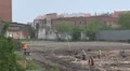 Man working on archaeological site HD Footage