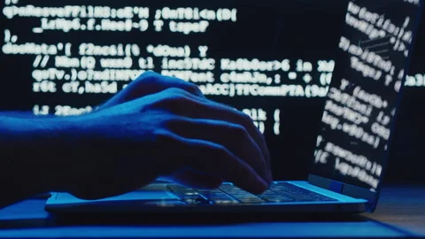 Man working with chat gpt bot AI online, connecting with AI and using a chat GPT Stock Footage 241754969