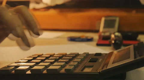 Man, working with documents, mail car Video stock 63973448