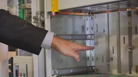 A man working with electronic equipment Stock Footage 69897100